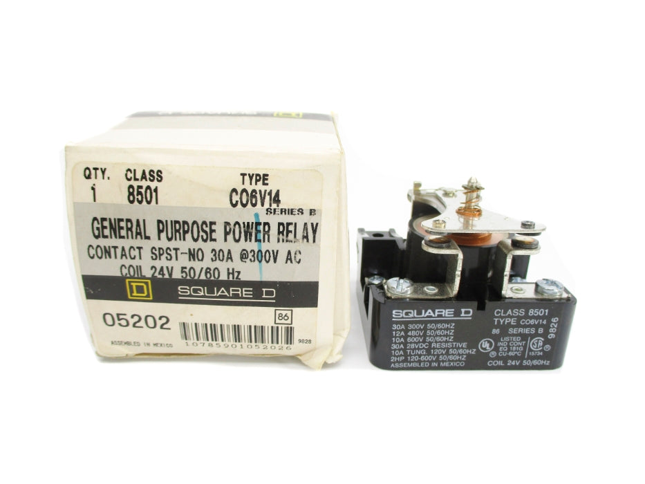 SQUARE D 8501CO6V14 SER. B 24V NSMP