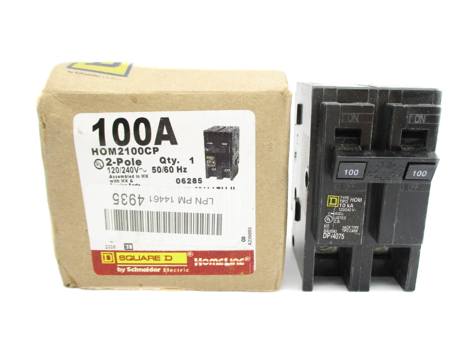 SQUARE D HOM2100CP 100A 120/240V NSMP