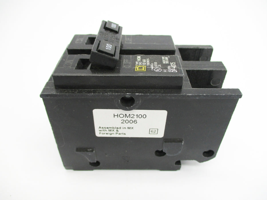 SQUARE D HOM2100CP 100A 120/240V NSMP
