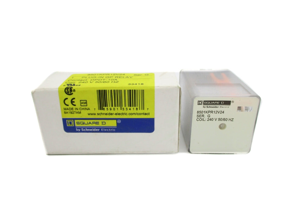 SQUARE D 8501KPR12V24 SER. G 240V 10A NSMP