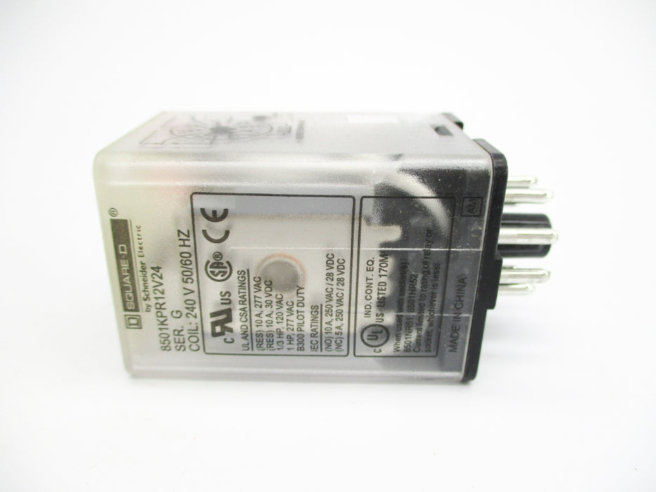SQUARE D 8501KPR12V24 SER. G 240V 10A NSMP