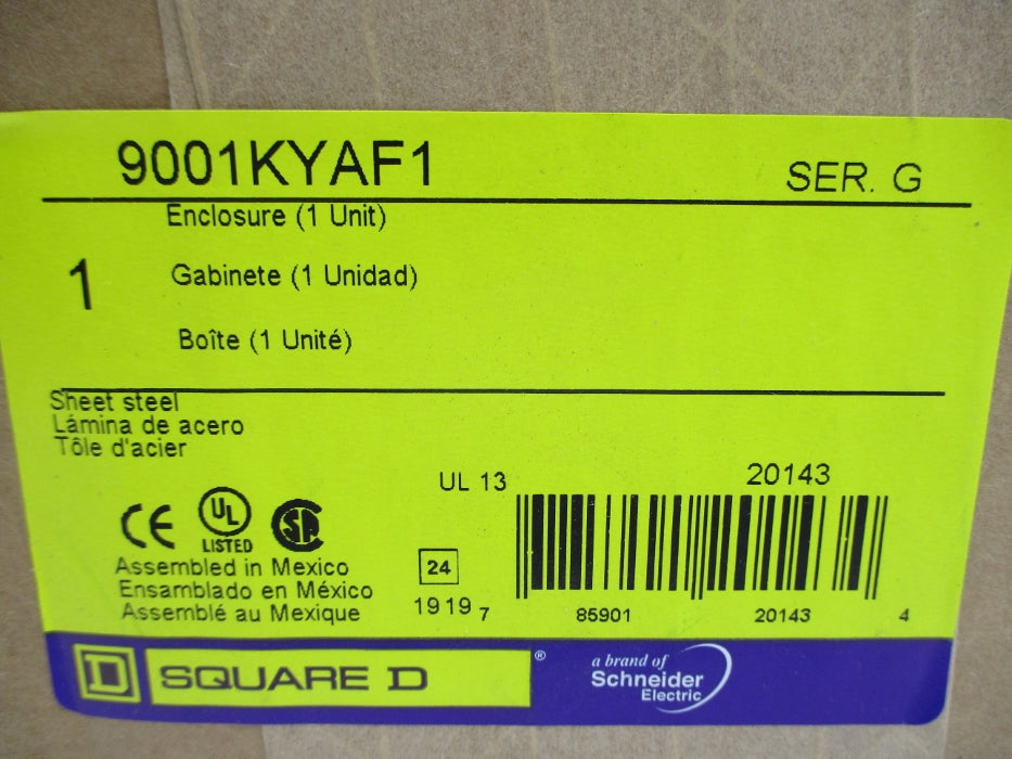 SQUARE D 9001KYAF1 SER. G NSFS