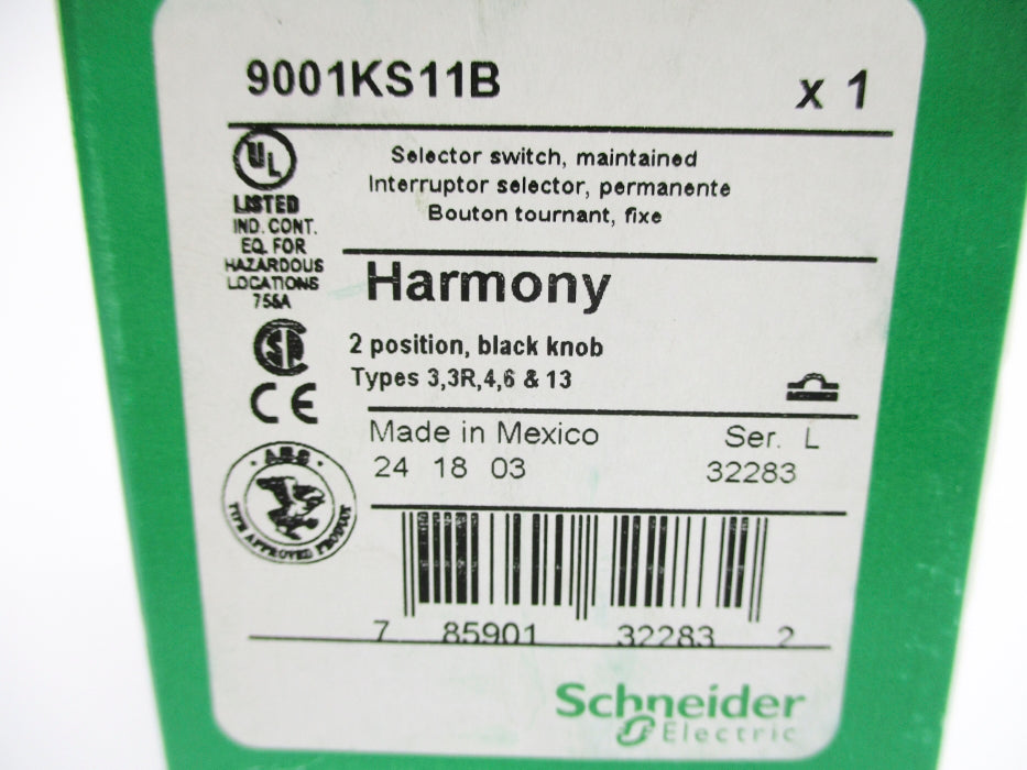 SCHNEIDER ELECTRIC 9001KS11B SER. L NSMP