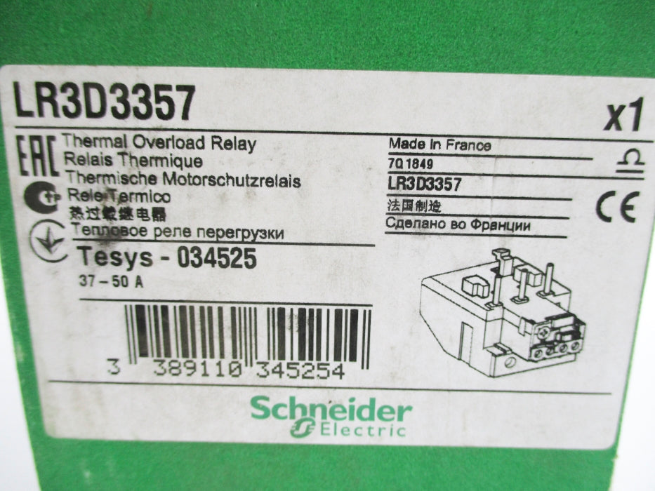 SCHNEIDER ELECTRIC LR3D3357 37-50A NSMP