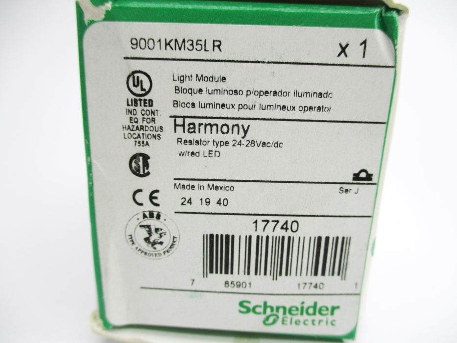 SCHNEIDER ELECTRIC 9001KM35LR SER. J NSMP