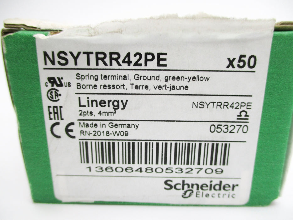SCHNEIDER ELECTRIC NSYTRR42PE (PKG OF 50) NSMP