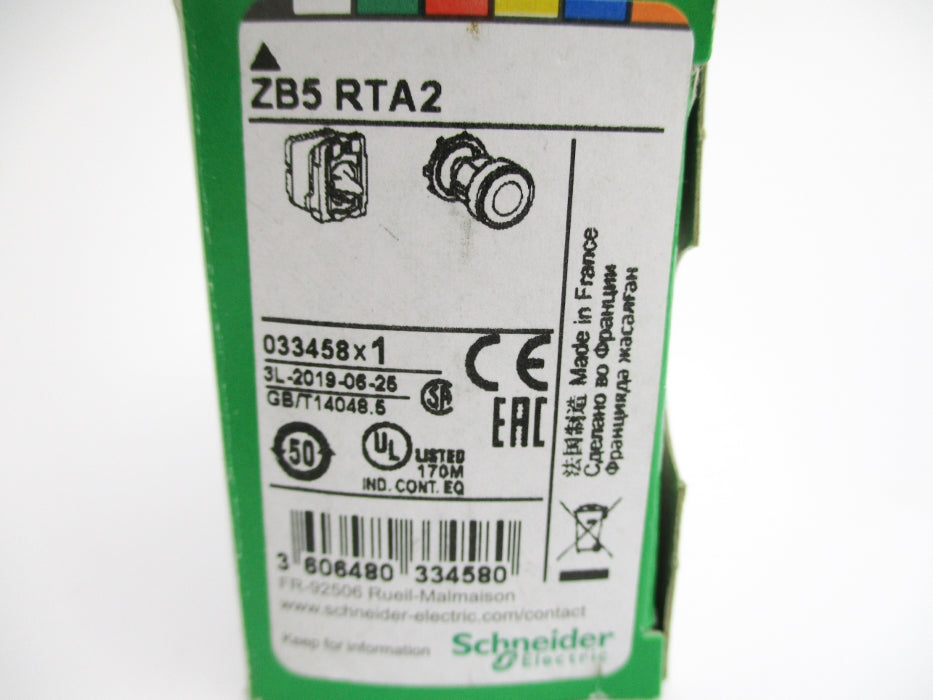 SCHNEIDER ELECTRIC ZB5RTA2 NSMP