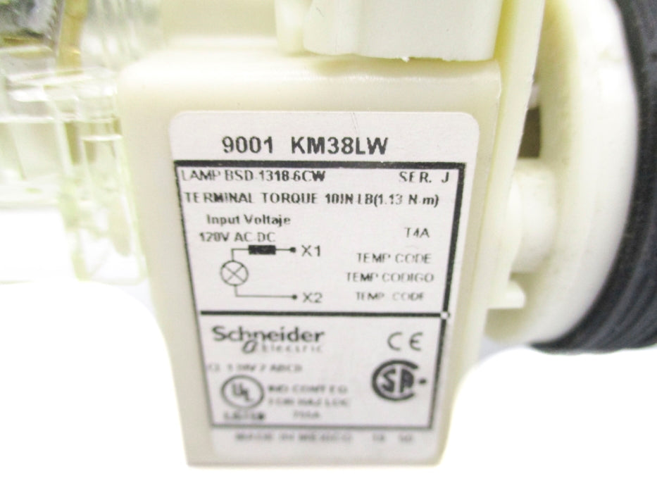 SCHNEIDER ELECTRIC 9001KM38LW SER. J NSNP
