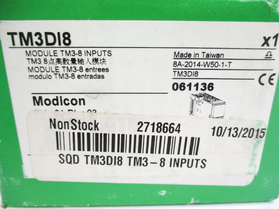 SCHNEIDER ELECTRIC TM3DI8 NSMP