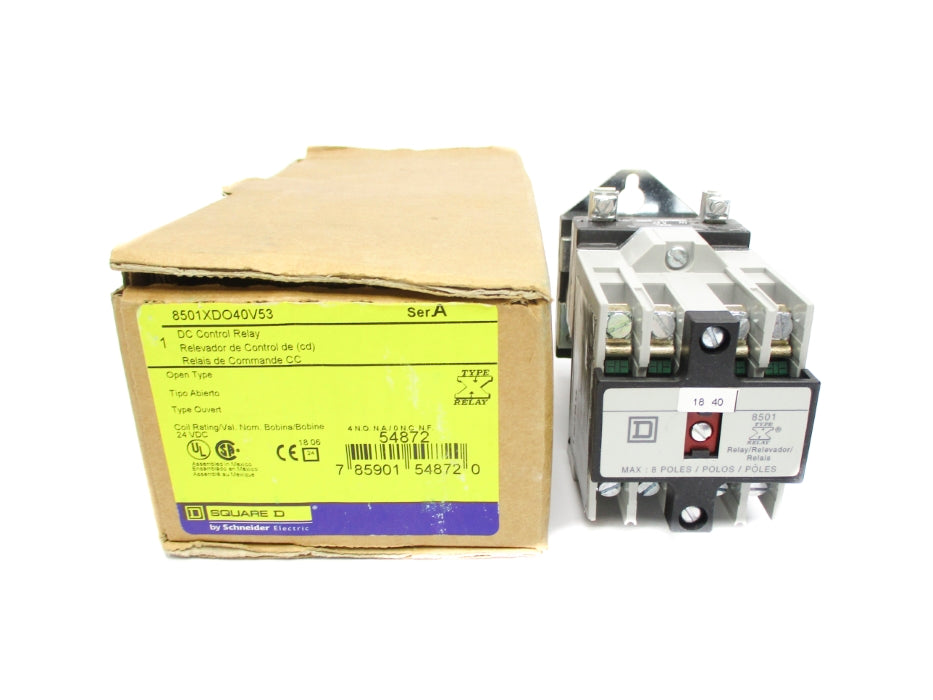 SQUARE D 8501XDO40V53 SER. A 24VDC NSMP