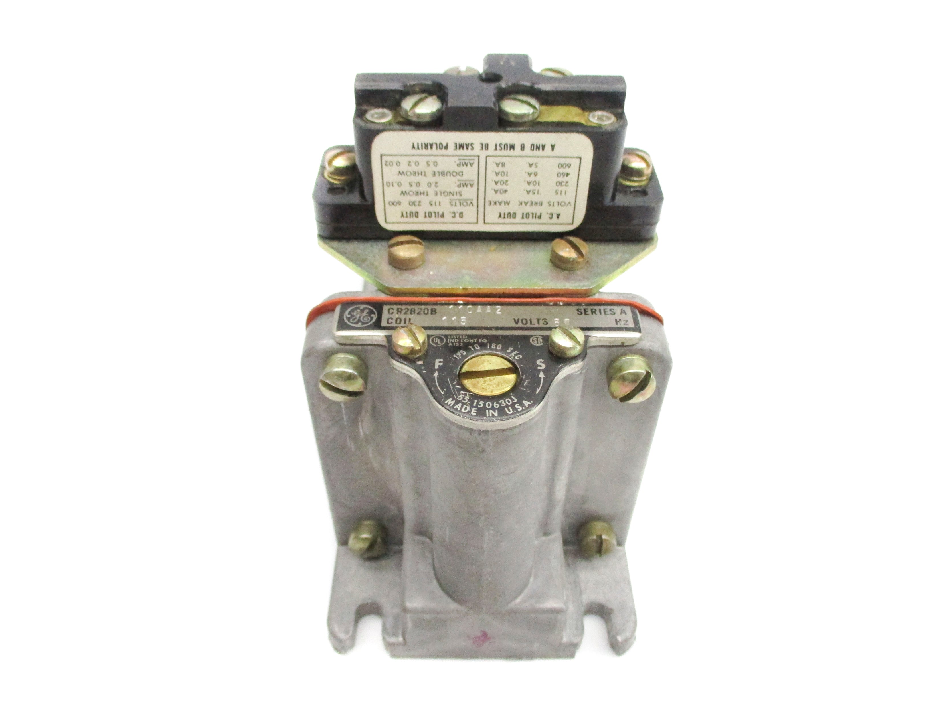GENERAL ELECTRIC CR2820B110AA2 SER. A 115V NSNP