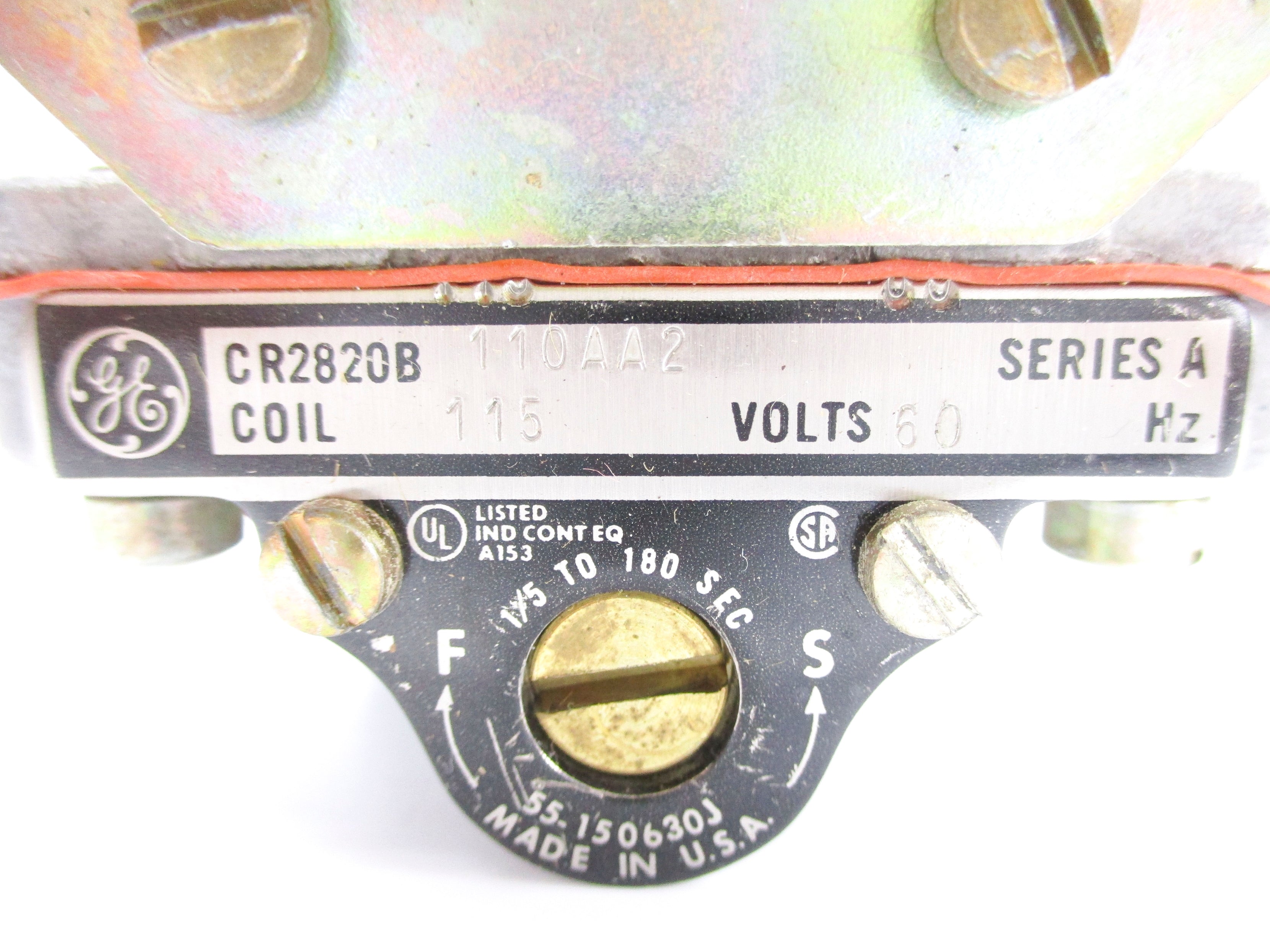 GENERAL ELECTRIC CR2820B110AA2 SER. A 115V NSNP