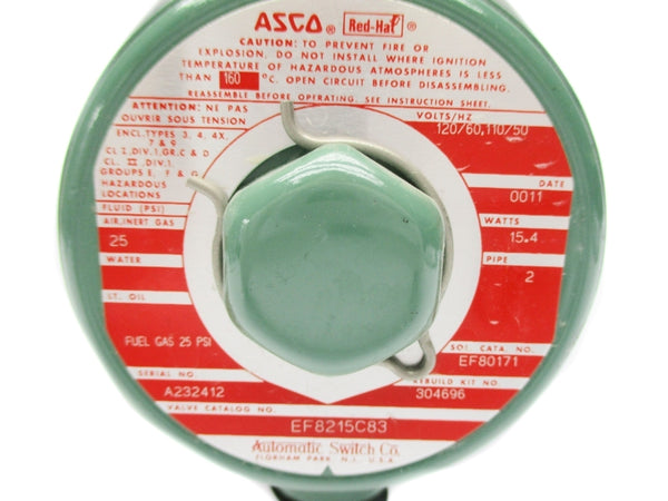 ASCO EF8215C83 25PSI 110/120V UNMP