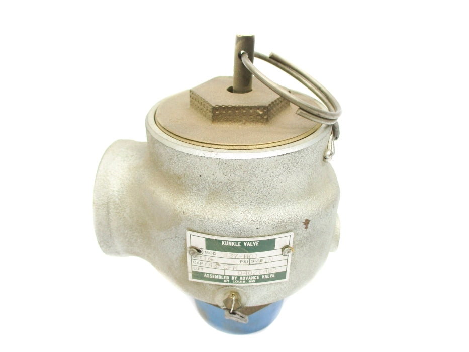 KUNKLE VALVE 337-H01 10PSI UNMP