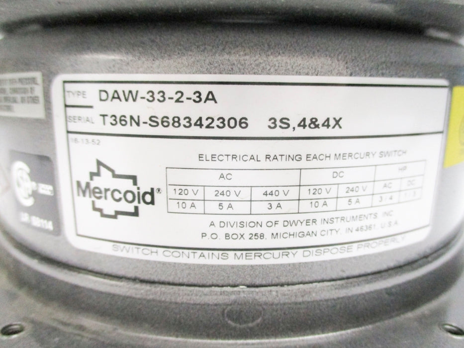 MERCOID DAW-33-2-3A UNMP