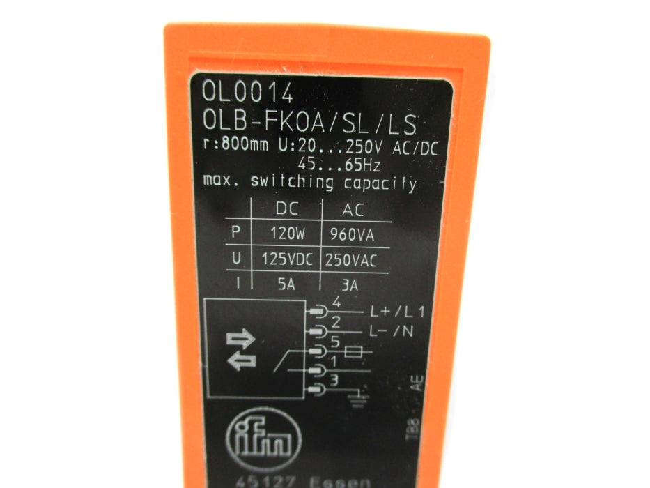 IFM EFECTOR OLB-FK0A/SL/LS  OL0014 UNMP