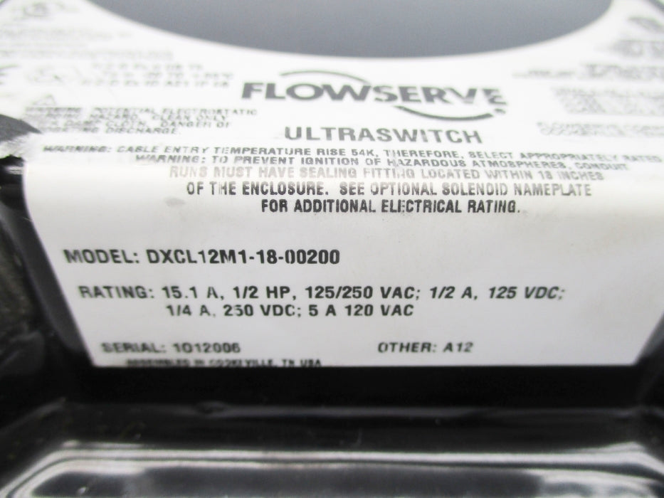 FLOWSERVE DXCL12M1-18-00200 NSNP