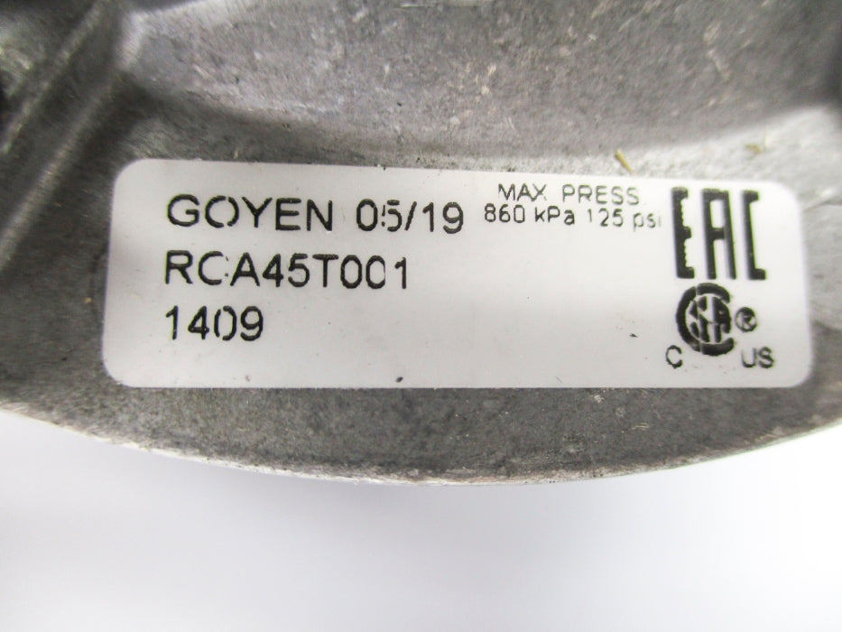 GOYEN RCA45T001 125PSI NSNP