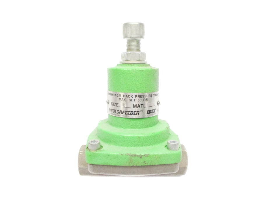 PULSAFEEDER SS-316 50PSI UNMP
