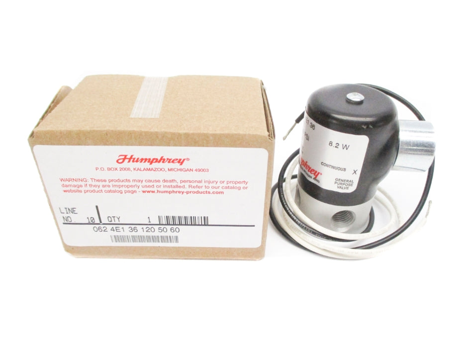 HUMPHREY 062-4E1-36-120-50-60 0-125PSI 120V NSMP