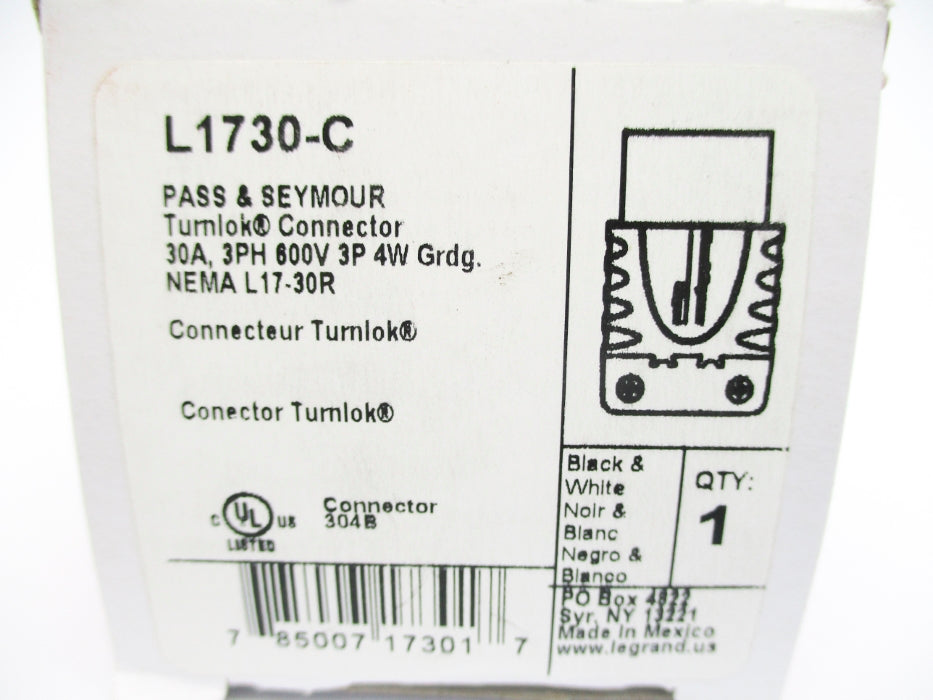 PASS & SEYMOUR L1730-C NSMP