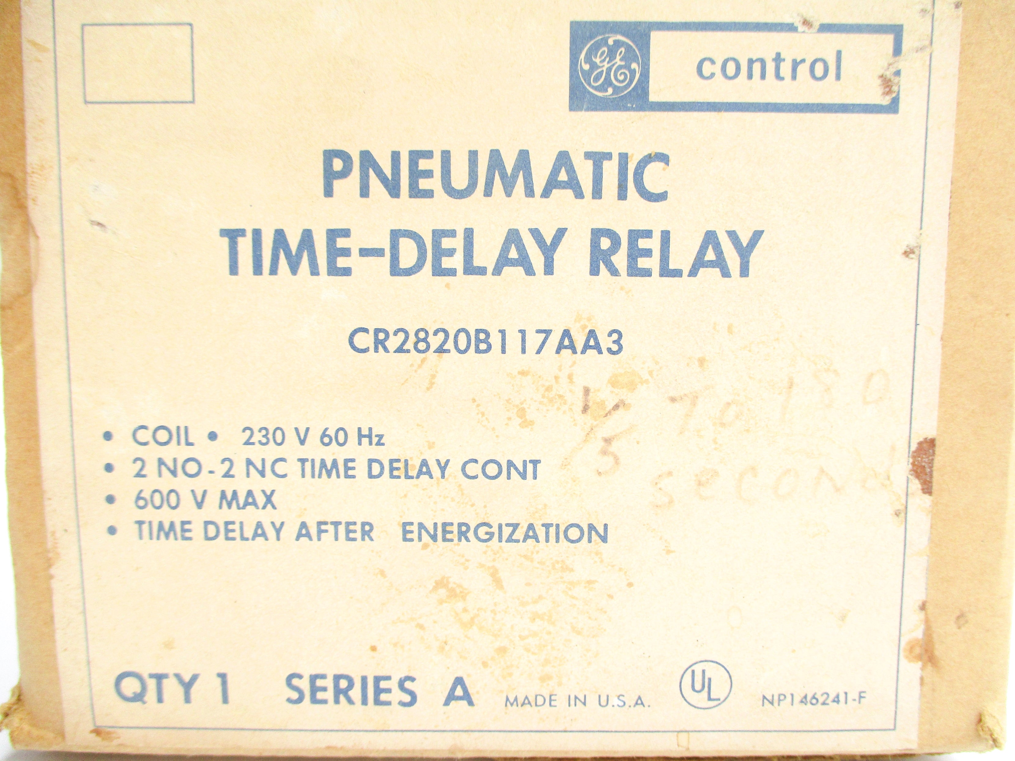 GENERAL ELECTRIC CR2820B117AA3 SER. A 230V NSMP