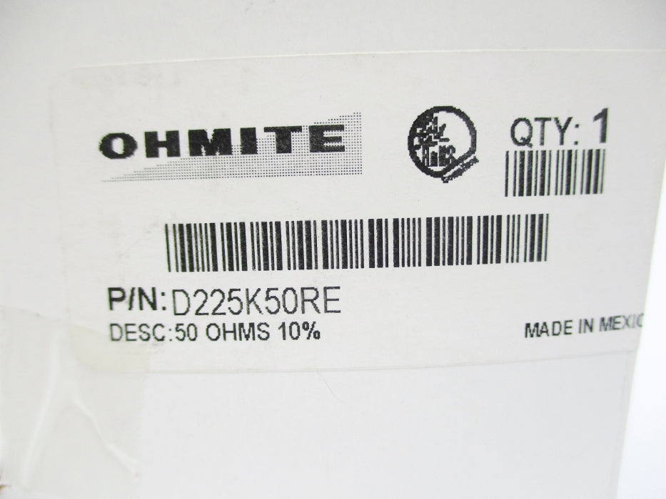 OHMITE D225K50RE NSMP