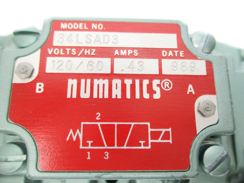 NUMATICS 34LSAD3 120V NSNP