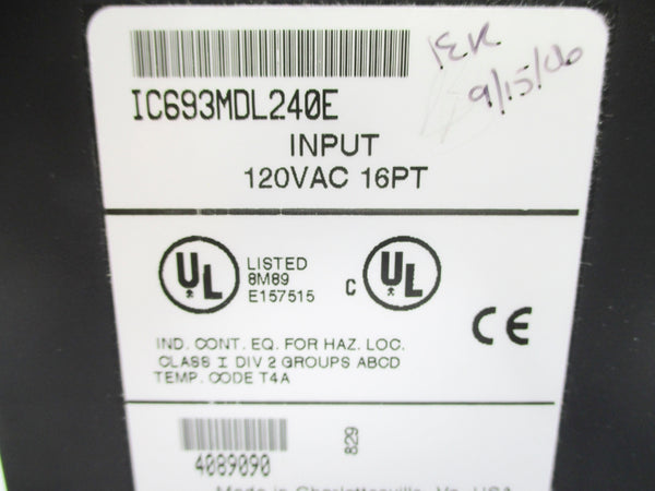GE FANUC IC693MDL240E (NO DOOR) NSNP