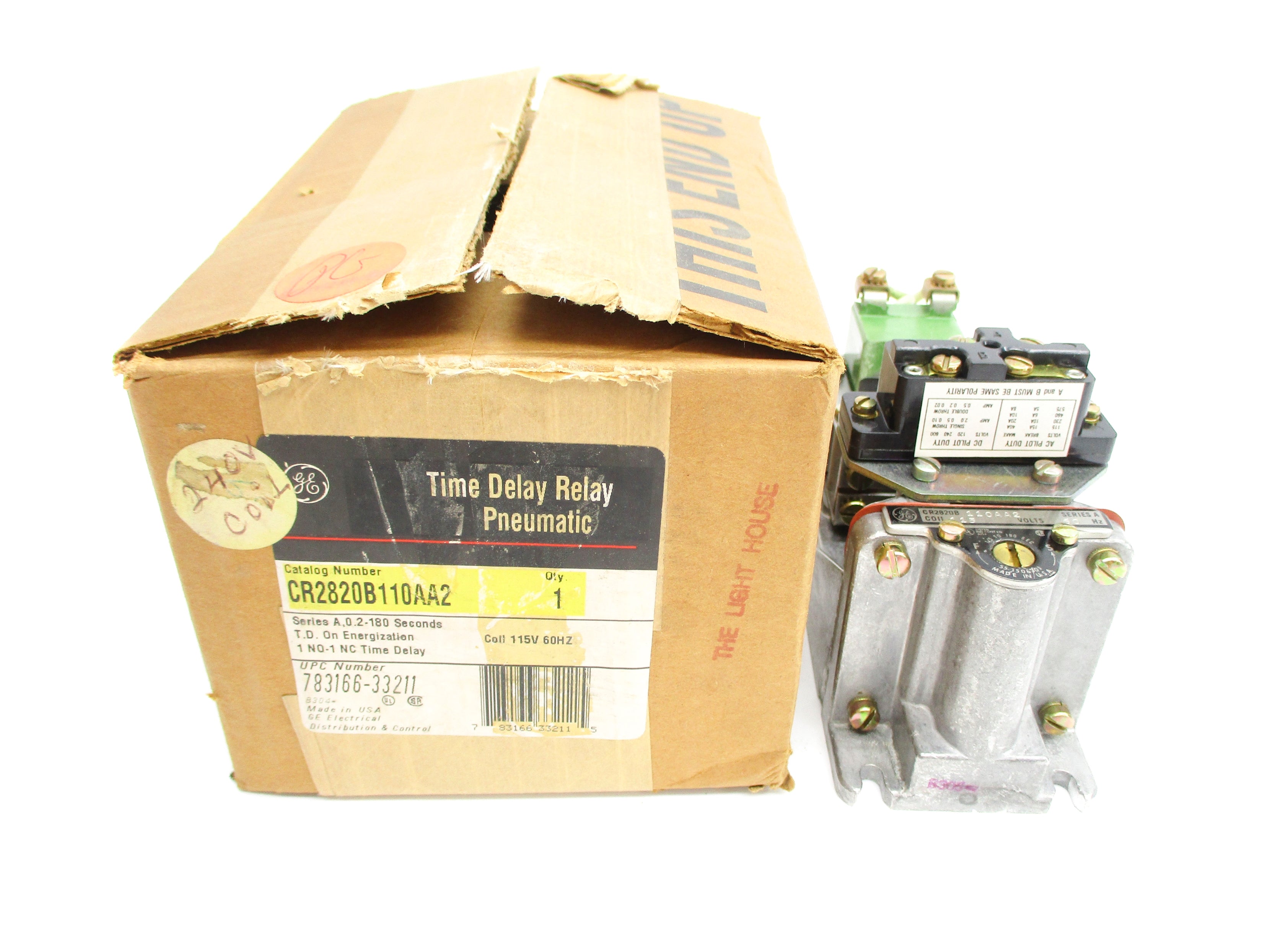 GENERAL ELECTRIC CR2820B110AA2 SER. A 115V NSMP