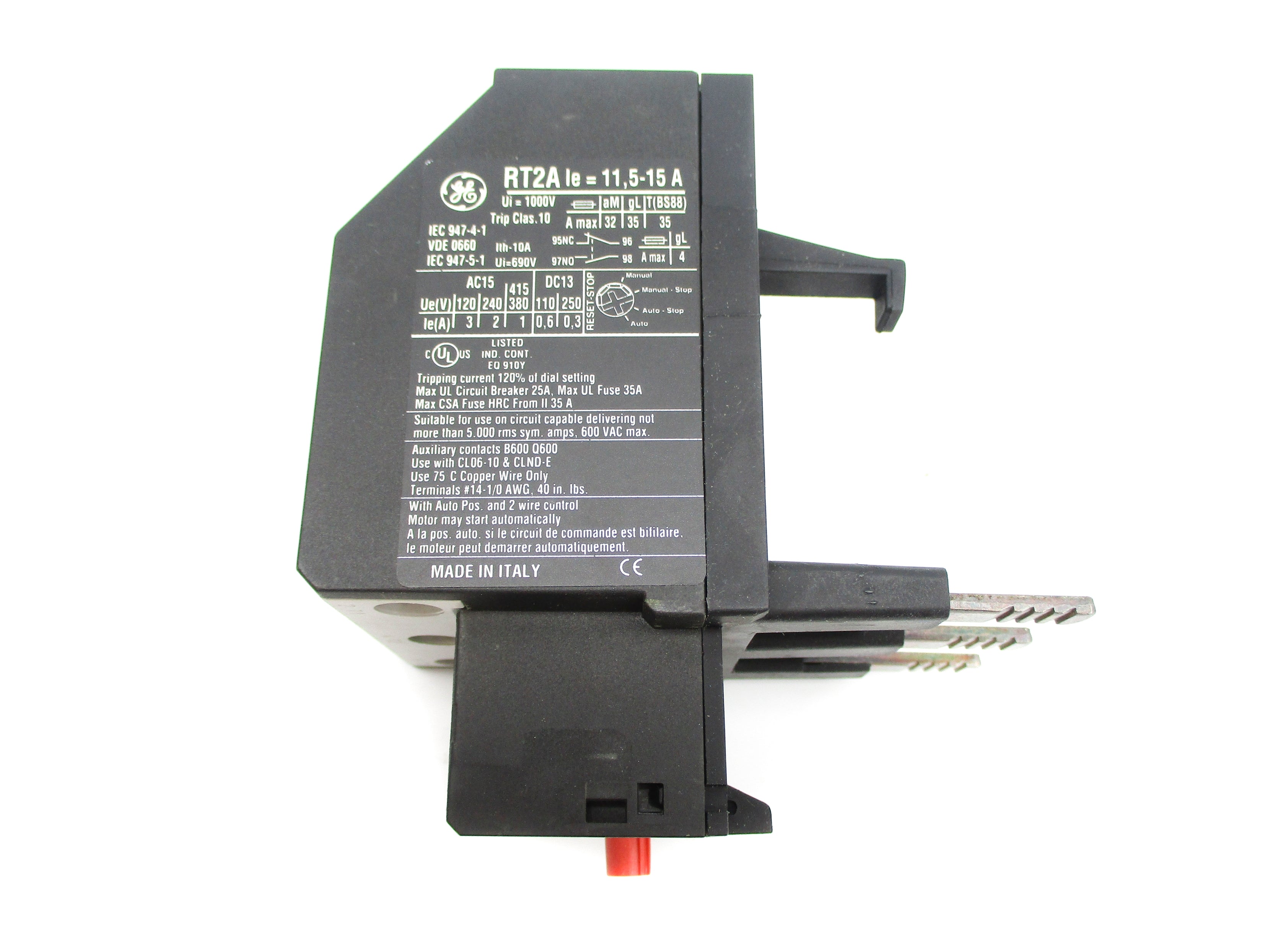 GENERAL ELECTRIC RT2A 11.5-15A NSMP