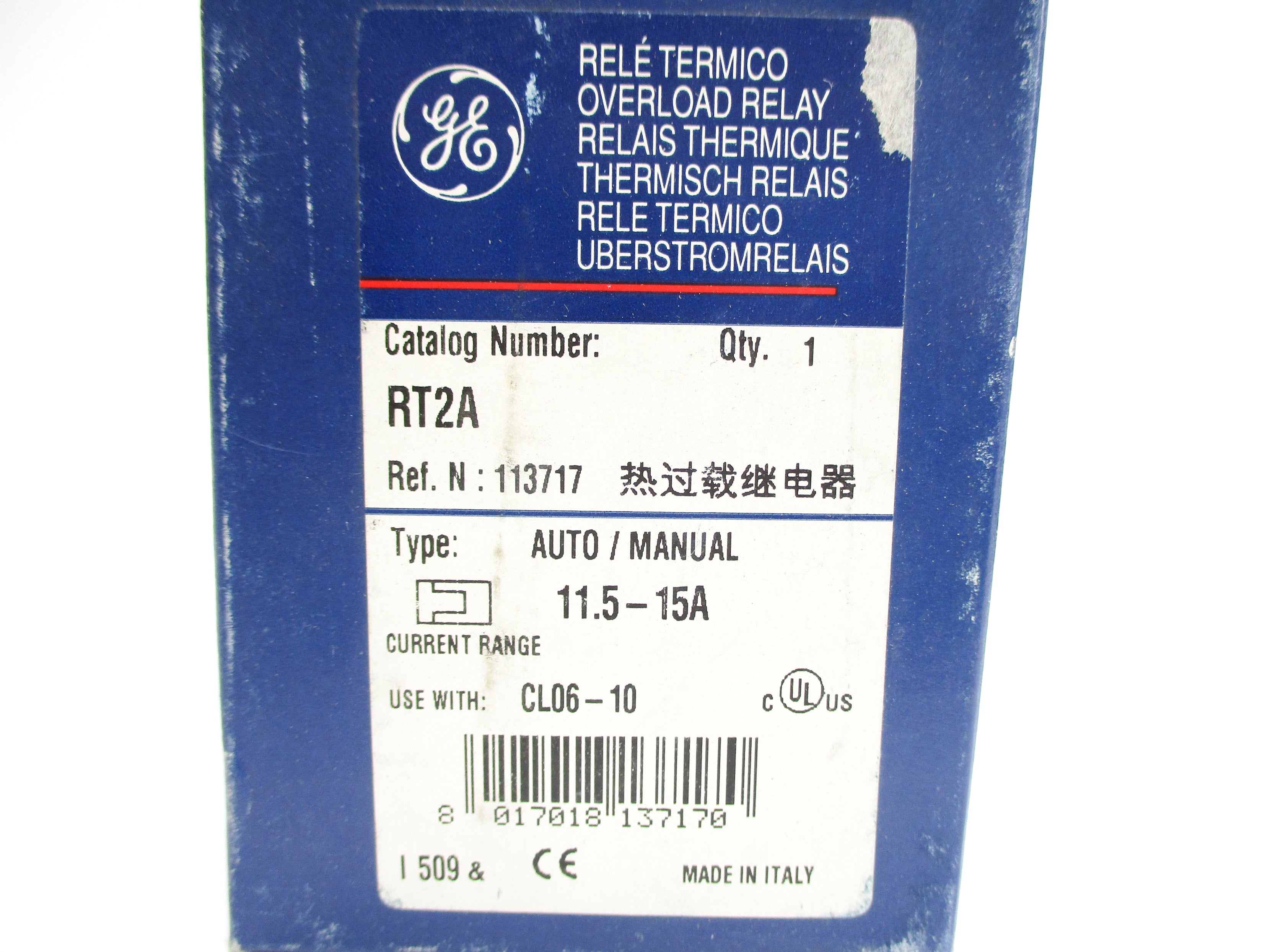 GENERAL ELECTRIC RT2A 11.5-15A NSMP