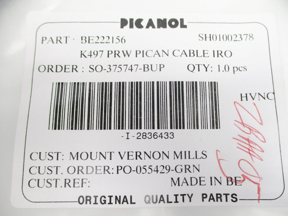 PICANOL BE222156 NSMP