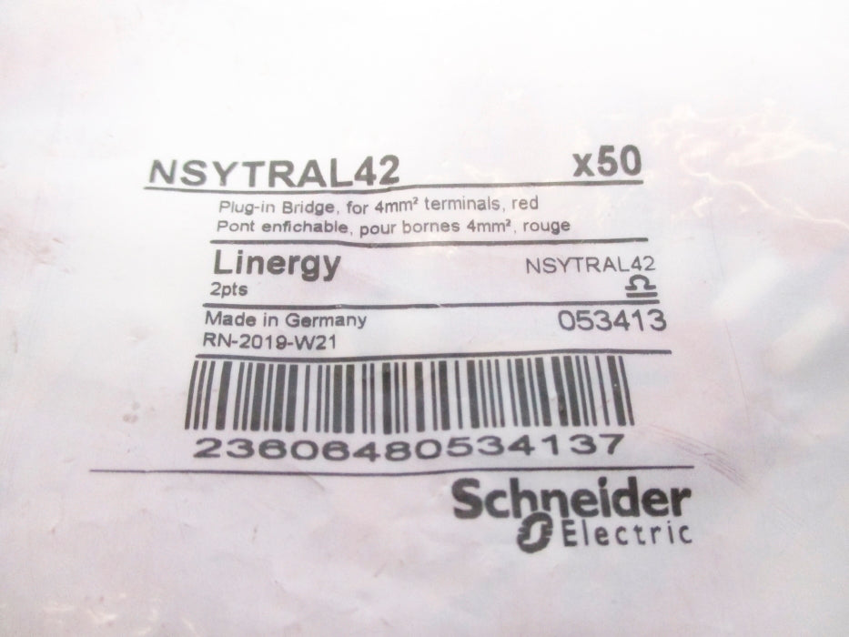 SCHNEIDER ELECTRIC NSYTRAL42 (PKG OF 50) NSMP