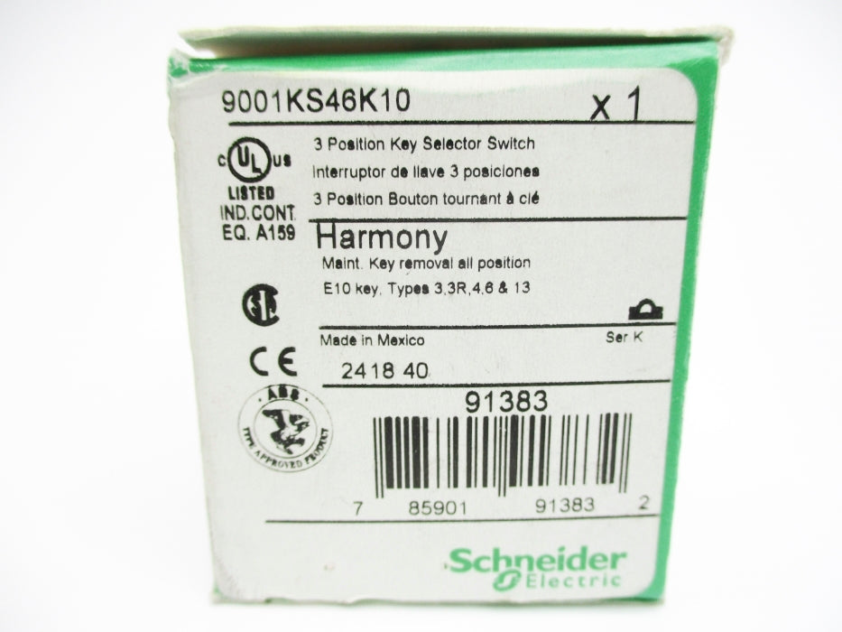 SCHNEIDER ELECTRIC 9001KS46K10 SER. K NSMP