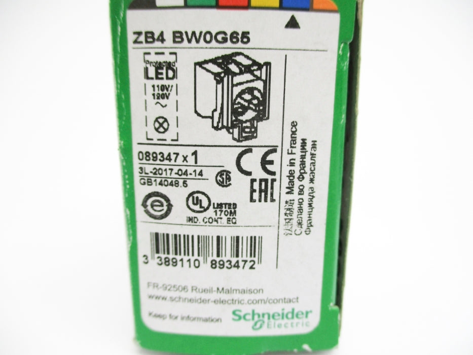 SCHNEIDER ELECTRIC ZB4BW0G65 NSMP