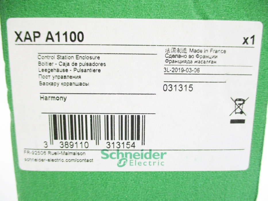 SCHNEIDER ELECTRIC XAPA1100 NSMP
