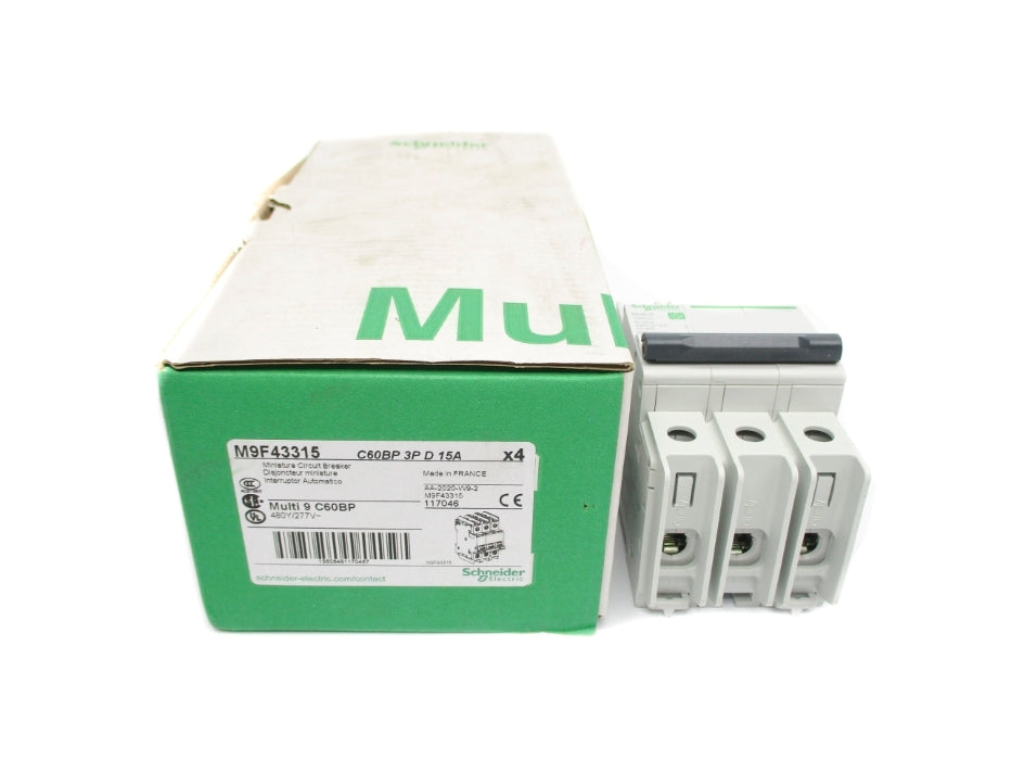 SCHNEIDER ELECTRIC M9F43315 15A 277V (PKG OF 4) NSMP