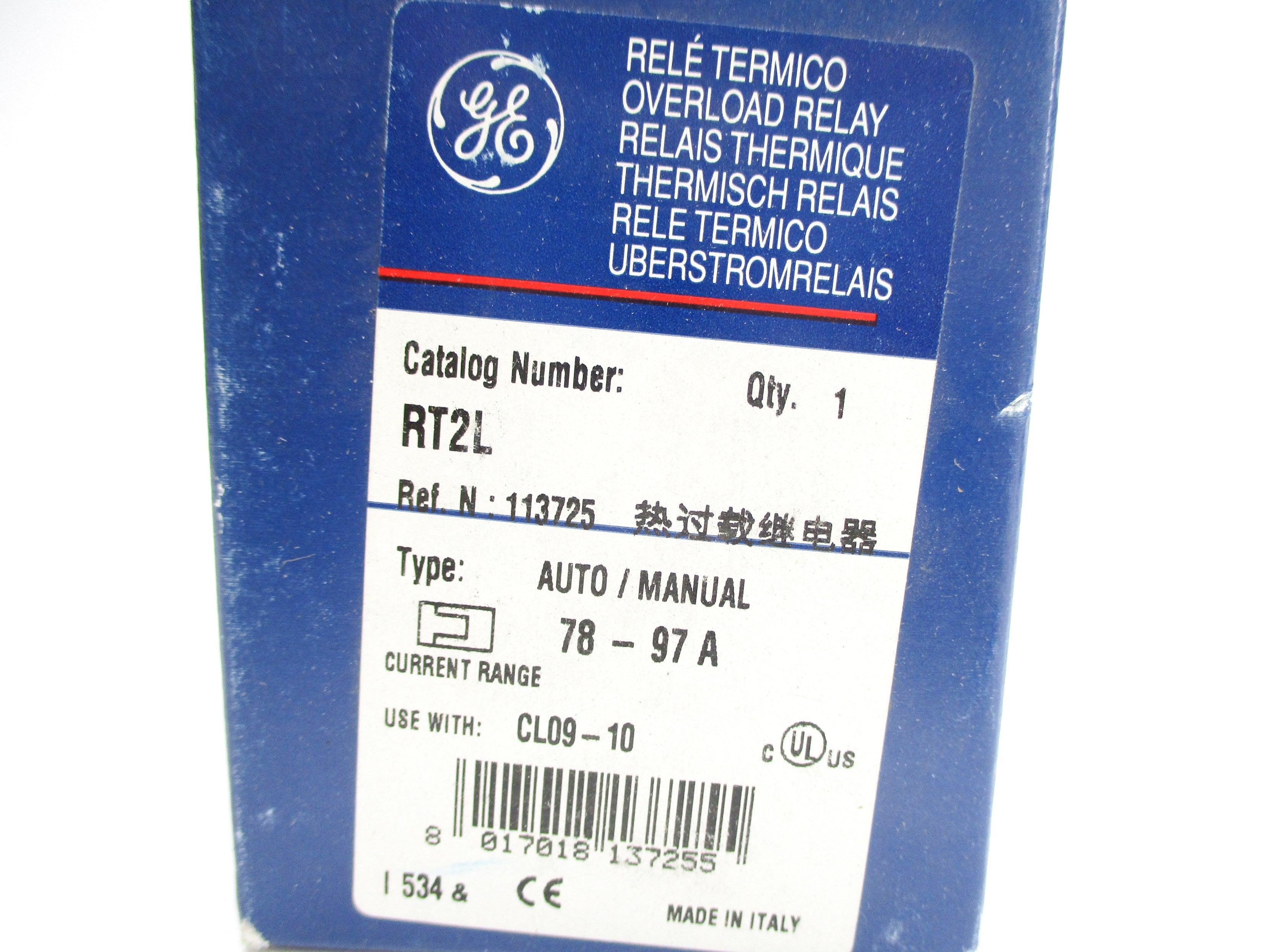 GENERAL ELECTRIC RT2L 78-97A NSMP
