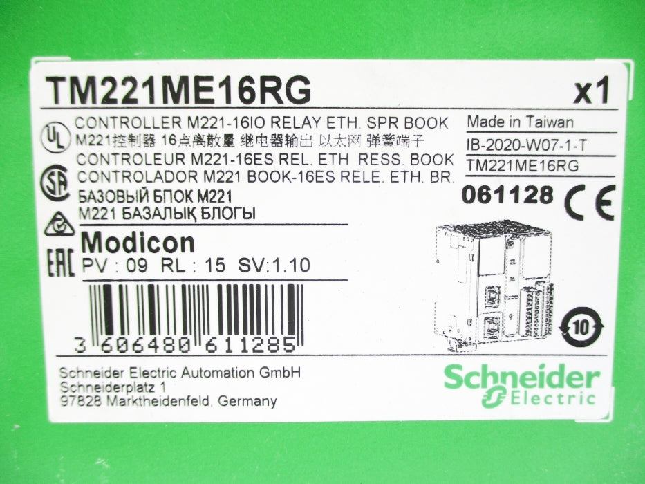 SCHNEIDER ELECTRIC TM221ME16RG NSMP