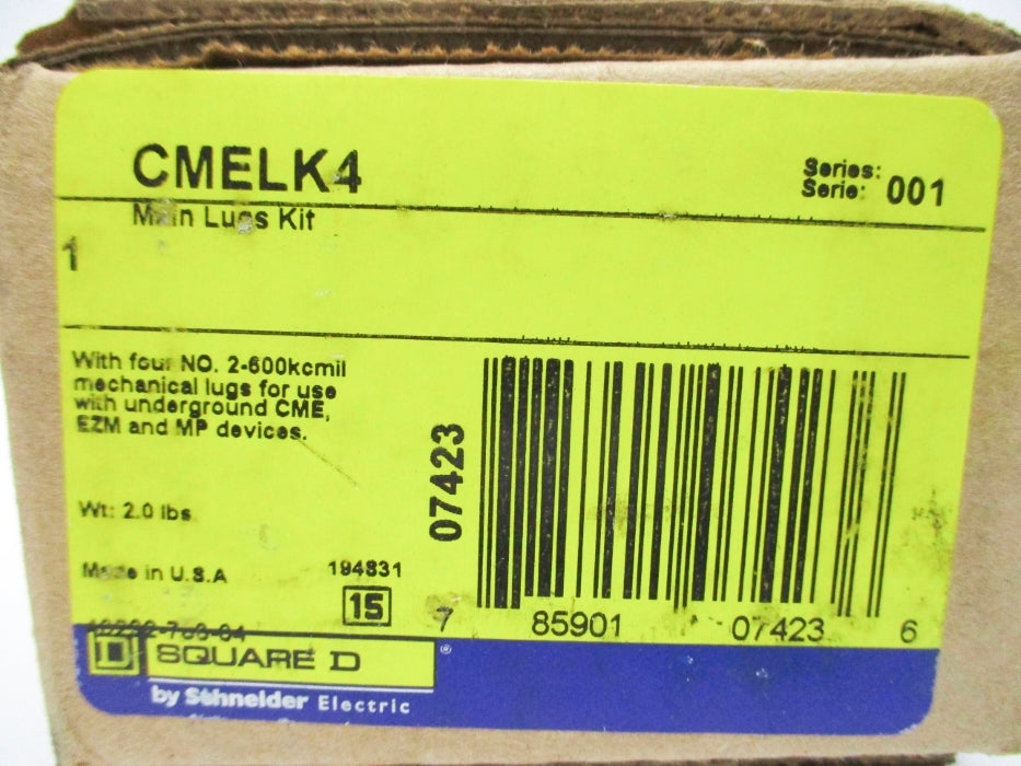 SQUARE D CMELK4 SER. 001 NSFS