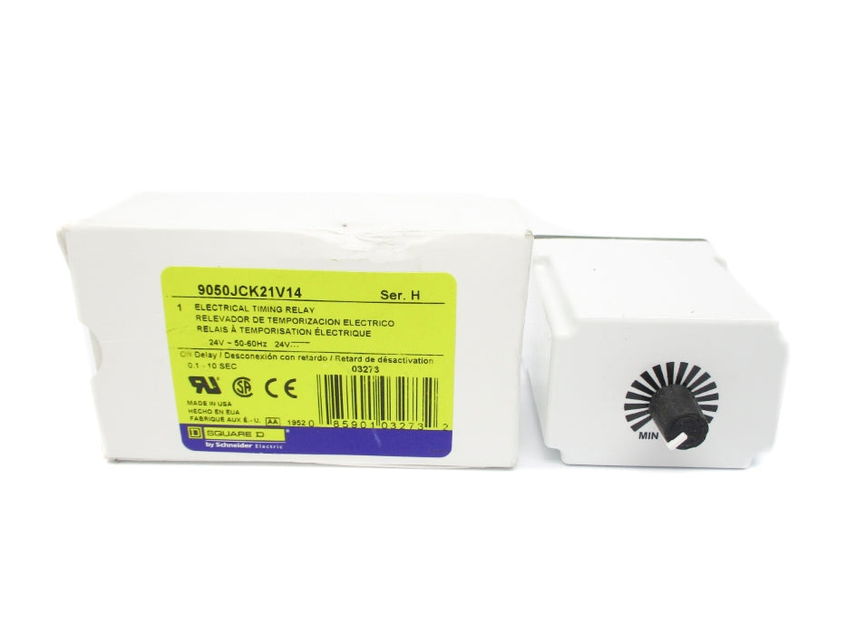 SQUARE D 9050JCK21V14 SER. H 0.1-10S 24V NSMP
