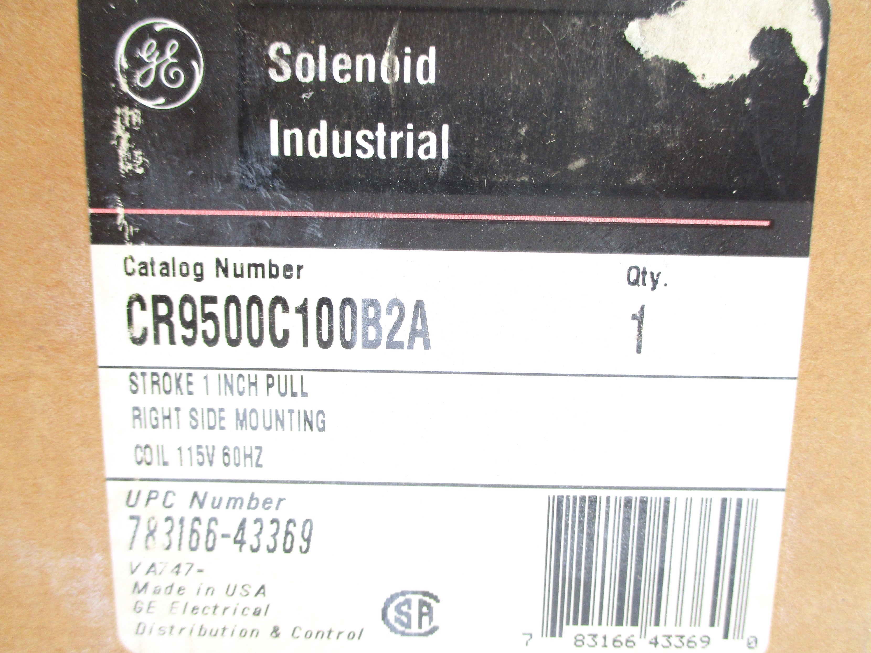 GENERAL ELECTRIC CR9500C100B2A NSMP