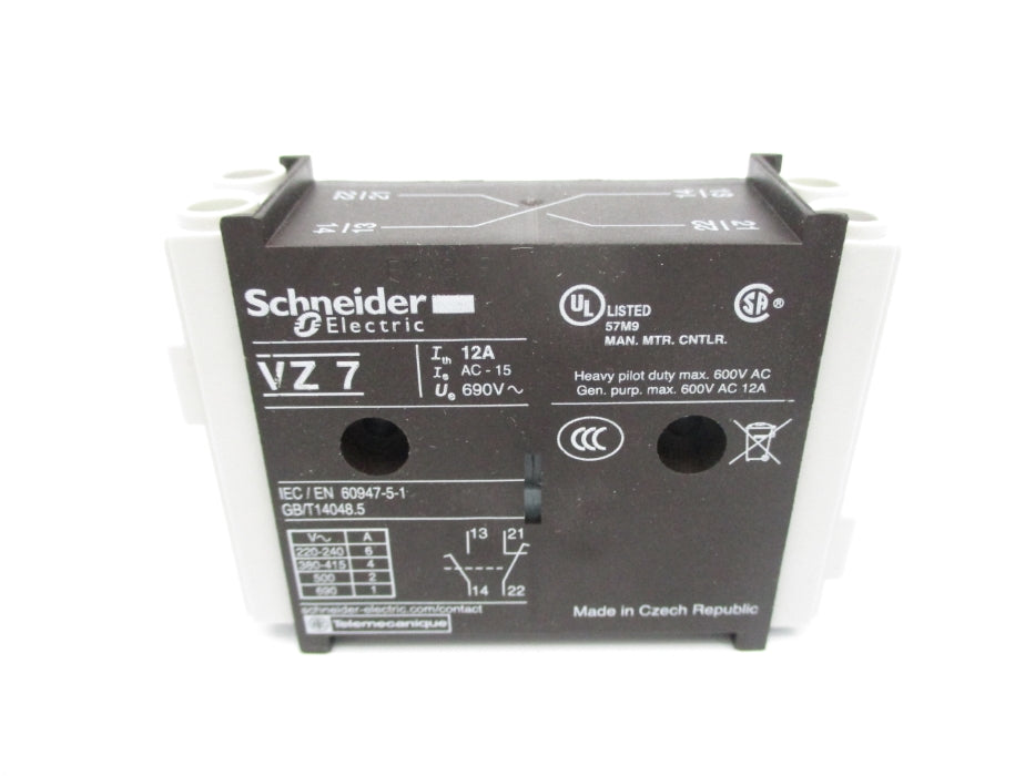 SCHNEIDER ELECTRIC VZ7 690V 12A NSMP