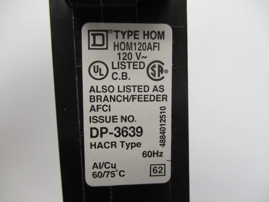 SQUARE D HOM120AFI 20A 120V NSNP