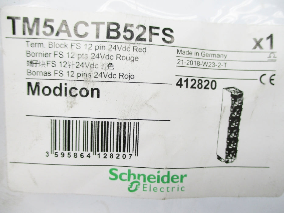 SCHNEIDER ELECTRIC TM5ACTB52FS (AS PICTURED) NSMP