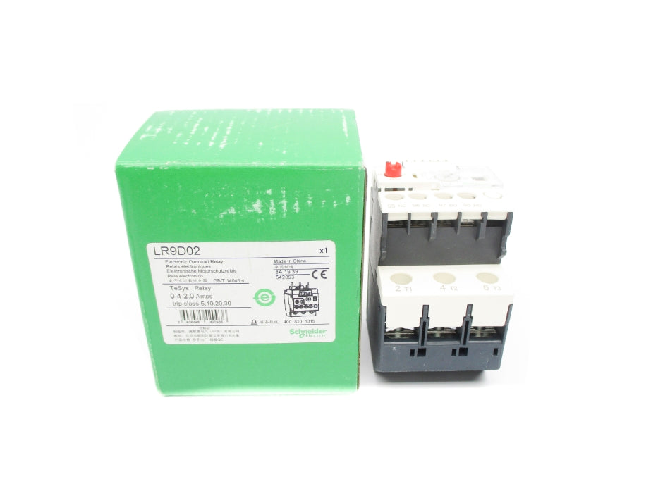 SCHNEIDER ELECTRIC LR9D02 0.4-2.0A NSMP
