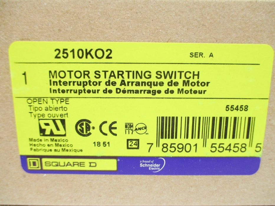 SQUARE D 2510KO2 SER. A (AS PICTURED) NSMP
