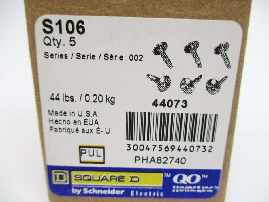 SQUARE D S106 SER. 002 (PKG OF 5) NSMP
