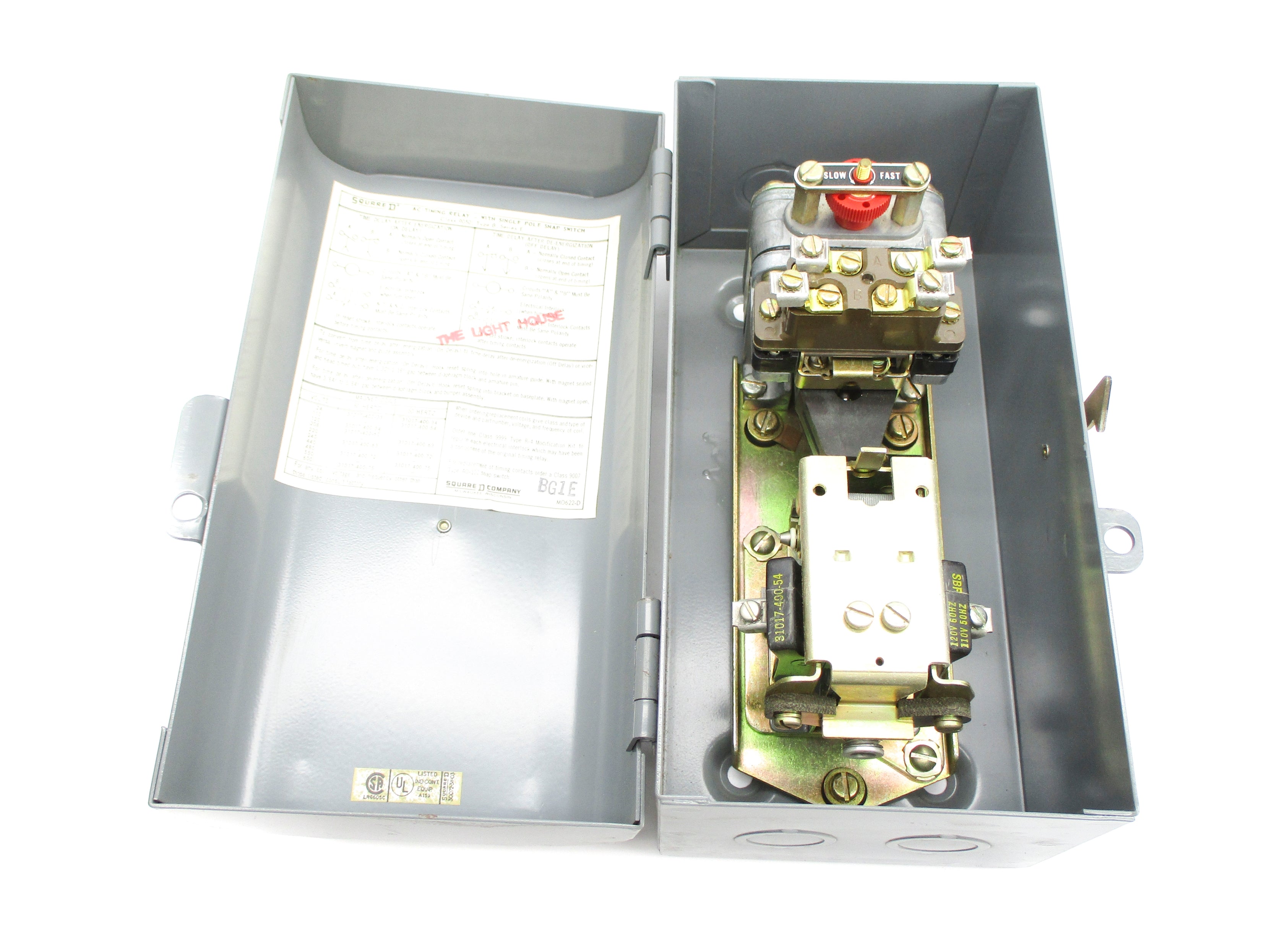 SQUARE D 9050BG1E SER. E 110/120V NSNP